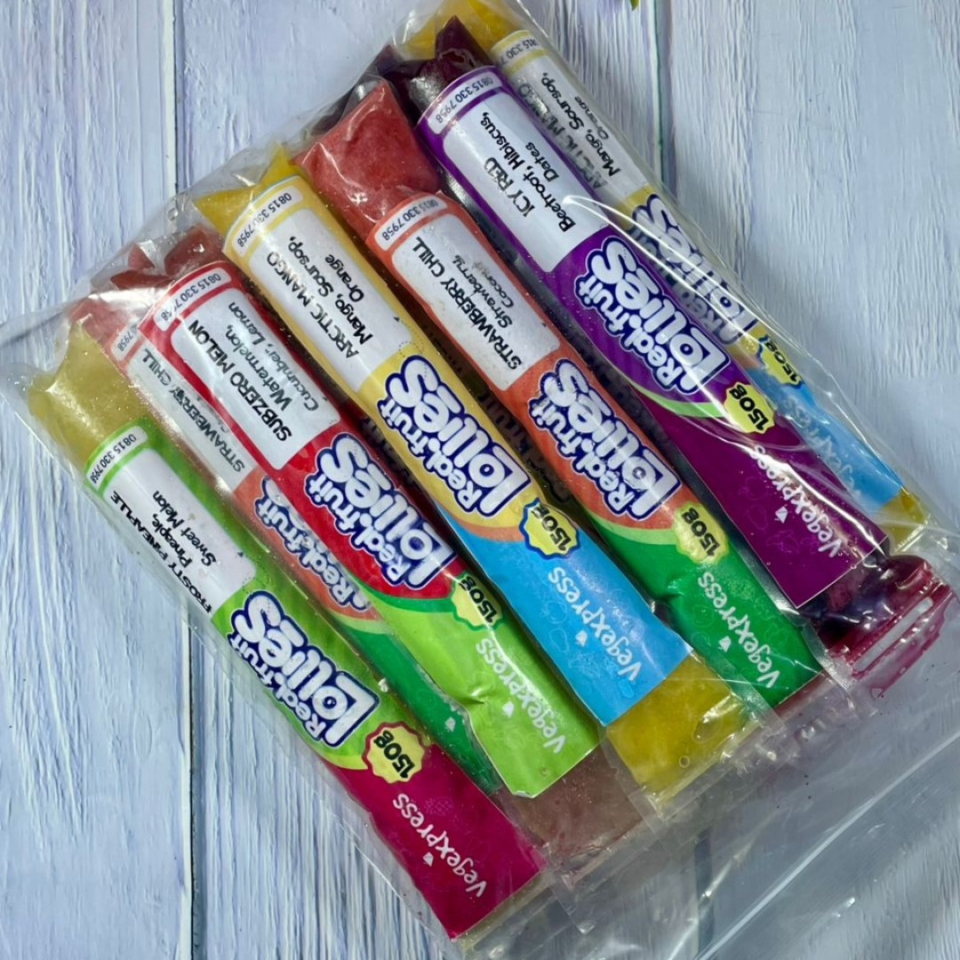 Real Fruit Lollies